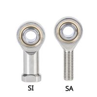 ตลับลูกปืนทรงกลมปลายก้าน 5mm6mm8mm10mm12mm/ ชาย/หญิง SA SI T/K POSA8 PHSA8 Ball Joint Metric Threaded Rod End Bearing-Naoei