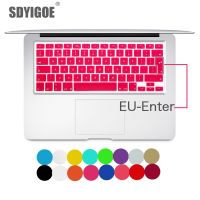 Laptop keyboard cover for macbook air 13 pro 15 inch A1466 A1502 A1278 A1398 EU Silicon Keyboard Cover Color protective film Keyboard Accessories