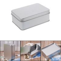COLO√ Small Metal Tin Silver Storage Box Case Organizer For Money Coin Candy Key