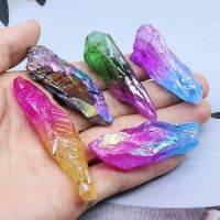 【DT】hot！ Raw Stone Healing Electroplate Specimens Collectibles Aquarium Room Accessories