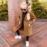 （Good baby store） Windproof Coat Baby Outwear Warm Long Winter Toddler Solid Jacket Sleeve Girls Girls Coat amp;jacket Baby Jacket