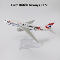 Air British Airways Boeing 777 B777 Airways Diecast ล้อเครื่องบินของเล่นอัลลอยด์โมเดลเครื่องบินเครื่องบิน W 16Cm 19Cm