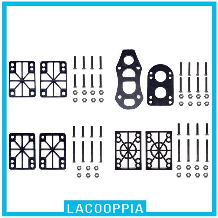 lacooppia-แผ่นรองรับแรงกระแทกสําหรับสเก็ตบอร์ด-riser-pad