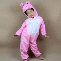 、’】【= Umorden Children Kids Baby Girl Girls Cartoon Animal Pink Pig Costume Performance Suit Halloween Childrens Day Costumes