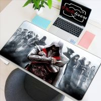 Mousepad PC Game Cabinet Assassin S Creed Keyboard แผ่นรองเมาส์คอมพิวเตอร์ อุปกรณ์เสริมสำหรับเกม แผ่นรองโต๊ะ Xxl ขนาดใหญ่ 900x400 Carpet Mouse