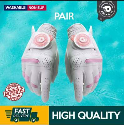 [DDAM GOLF] Non Slip And Washable Golf Gloves For Women [PAIR]