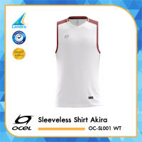 Ocel เสื้อแขนกุด Ocel Sleeveless Shirt Akira OC-SL001 White