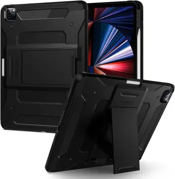 Apple iPad Pro 12.9 (2021) tablet case black SPIGEN LIQUID AIR FOLIO