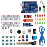 เหมาะสำหรับ R3 Arduino Uno ชุดเริ่มต้นของตกแต่งงานปาร์ตี้ตัวเก็บประจุ/บริดจ์/เบรดบอร์ด