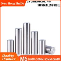 304 baja nirkarat M6 silinder Pin 10mm 30mm 50mm 60mm Metalworking kencangkan elemen bermacam-macam Kit menemukan Dowel Dowel