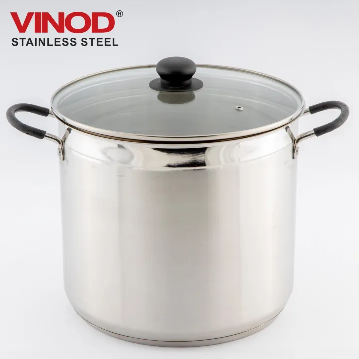 Vinod 28cm Aluminium Stockpot with Lid - Professional Series | Lazada