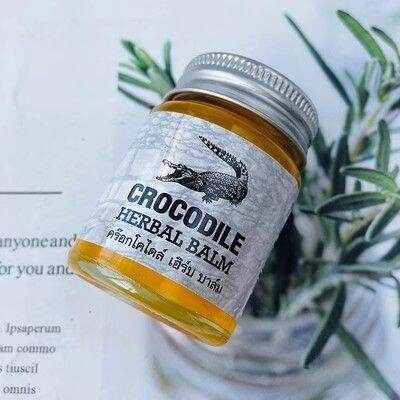 Thailand CROCODILE HERBAL BALM Thai Original Imported CROCODILE Cream ...