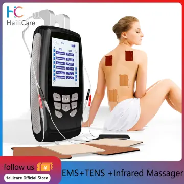 Electro Shock Therapy Muscle Massager Portable Body Back Pain Relief EMS  Tens