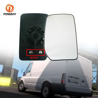 1คู่กระจกมองหลังแก้วอุ่นล้างประตูปีกกระจกมองหลังสำหรับ Ford Transit MK6MK7 2000 2001-2014อุปกรณ์รถยนต์