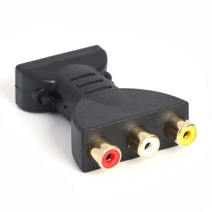 Hdmi Male To 3 Rca Female Composite Av Audio Video Adapter Converter For Tv Lazada Ph