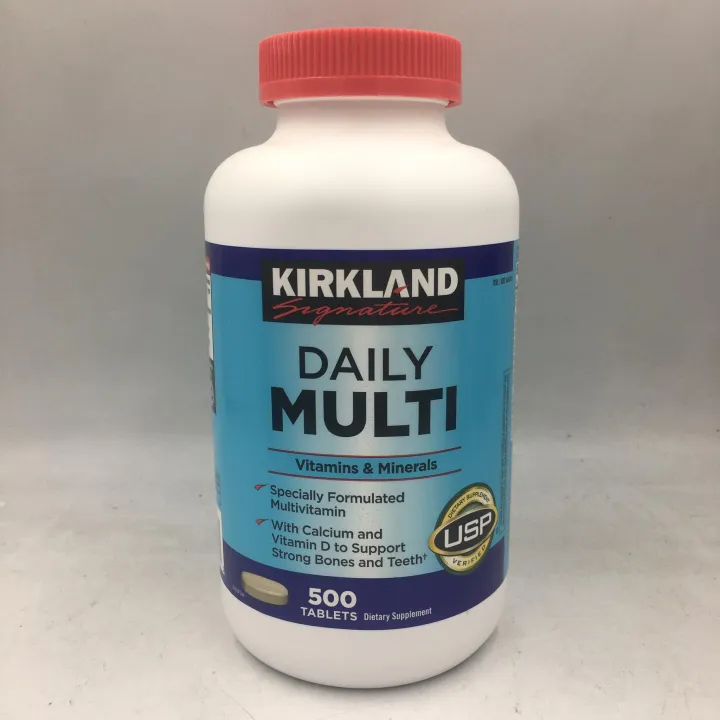 Kirkland Daily Multi Vitamins, 500 tablets Expiration 2023 (Imported