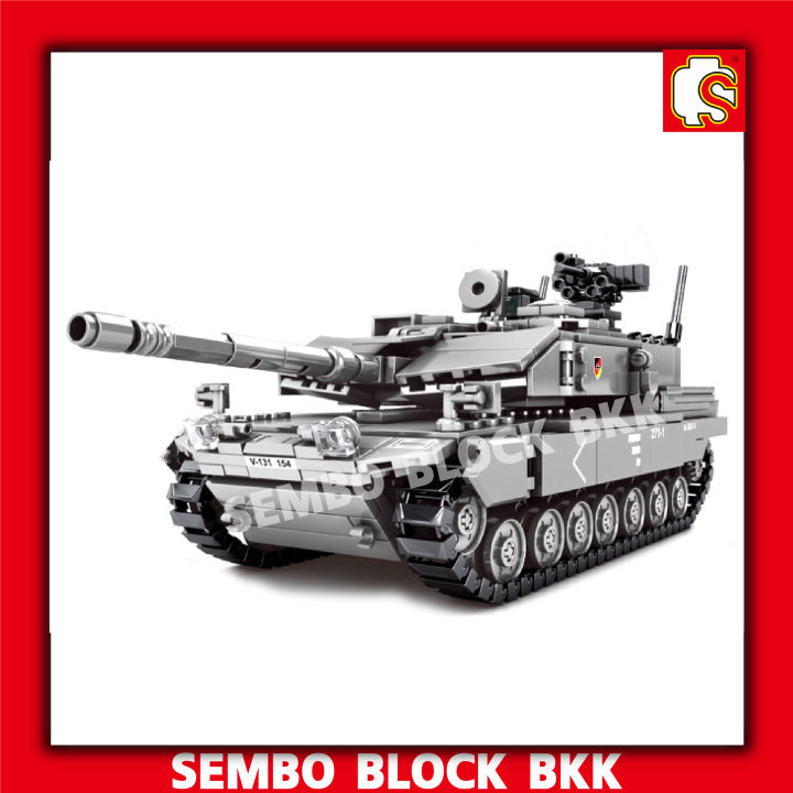 ชุดตัวต่อ-leopard-2a-main-battle-tank-รถถังสีเทา-sy0104-จำนวน-898-ชิ้น