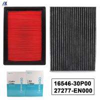 default Sales promotion Combo Set Engine Cabin Pollen Air Filter 16546-30P00 27277-EN000 For Nissan Rogue X-Trail T31 2.5L 2008 2009 2010 2011 2012 2013