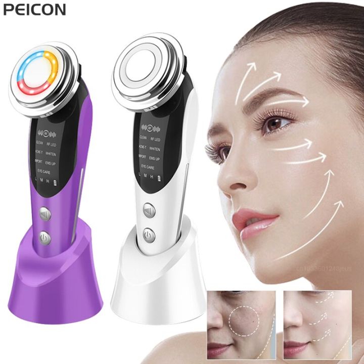 RF Lifting Machine Skin Tightening EMS Face Lifting Massager 7 In 1 Skin  Rejuvenation Facial Radio Frequency Face Lift | Lazada