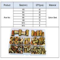 150/75ชิ้นกล่องคาร์บอนหมุดเหล็กน๊อต1/2 3/8 5/16 1/4 10/24 8/32 M5M6 M3M4 M8M10 M12สังกะสีชุบเหล็กหัวต่อหัวแบนชุดแป้นเกลียวหมุดแทรกถั่ว