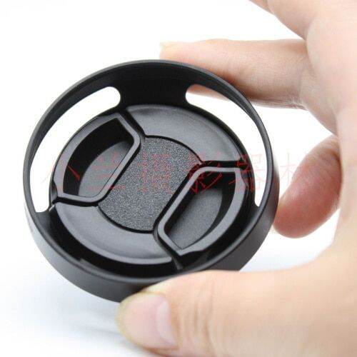 48Mm Metal LENS HOOD + Lens CAP Set For Canon QL17 GIII G3