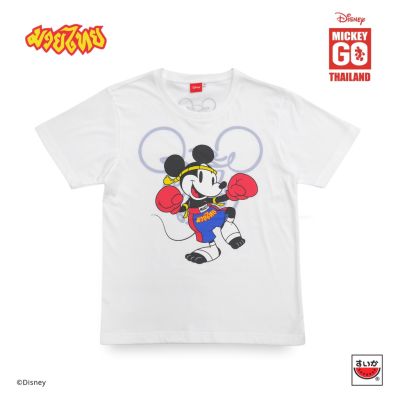 【HOT】เสื้อแตงโม (SUIKA) - MICKEY GO THAILAND : MUAY THAI เสื้อยืดคอกลม ( MK.O-009 )100%cotton