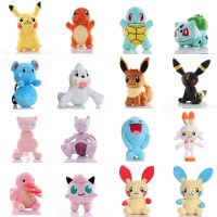 TAKARA TOMY Pikachu Minun Plusle Croconaw Dratini Plush Toys Feraligatr Wobbuffet Pokemon Stuffed Doll Decorate Toys Xmas Gifts