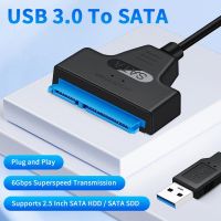 【CW】 USB 3.0 SATA 3 Cable Sata To USB 3.0 Adapter UP To 6 Gbps Support 2.5Inch External SSD Hard Drive 22 Pin Sata III A25