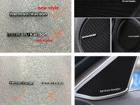 new styles 100pcslot harmankardon Hi-Fi Speaker audio Speaker 3D Aluminum Badge Emblem stereo sticker 44x5mm