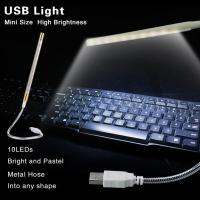 usb metal 10 lights laptop keyboard lighting led dormitory reading night light H5T4