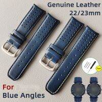 āสายนาฬิกาข้อมือหนัง แบบเปลี่ยน สําหรับ Citizen Blue Angels Watch Band AT8020-03L AT9031-52L Band 23 มม. 22 มม.