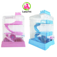 Lồng nuôi cho hamster 3 tầng đầy đủ phụ kiện Luna Pet LH03