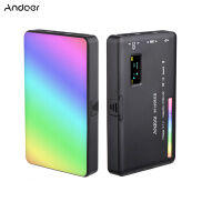 Andoer Đèn LED Video W140 RGB Đèn Lấp Đầy Chụp Ảnh Có Thể Sạc Lại Được 20