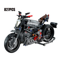 City Champion Motorcycle Technical Car Model Building Blocks MOC Speed Racing Motobike Vehicle Bricks Boys Toys Children Gifts