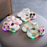 Baby Light-Up รองเท้าแตะเด็กรองเท้าเด็กชายและเด็กหญิงรองเท้าชายหาด LED รองเท้าเด็กวัยหัดเดิน ~