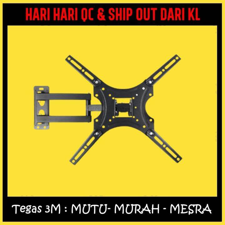 TV BRACKET 3255" SINGLE ARM X WALL TV MOUNT Lazada