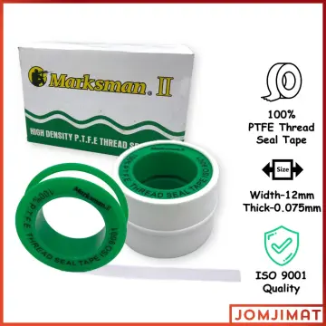 MAJU Yellow Cover PTFE Thread Seal Tape Water Plumber Tangki Sink Bib Valve  Faucet Tap Leaking Pita Paip Tape Putih Air