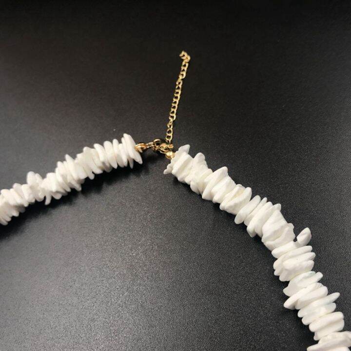 puka-shell-necklace-for-women-boho-tropical-hawaiian-beach-puka-shell-surfer-choker-necklace-jewelry-mens-womens