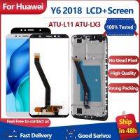 Y6หน้าจอ LCD 2018ที่ดีที่สุดสำหรับ Huawei Y6 2018 ATU-LX3 ATU-L11จอแสดงผล LCD แผงหน้าจอสัมผัสประกอบ Digitizer พร้อมกรอบ