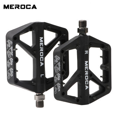 Mountain Bike Pedal Ultralight Nylon Bearing PedalS Anti Slip Widened Pedal ALL CNC MTB DH XC Bicycle Accessories Bicycle Parts