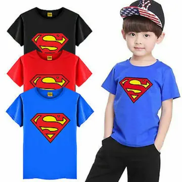 Superman t shirt clearance kids