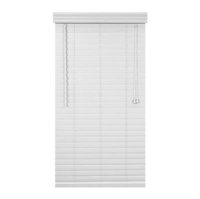 Blinds PVC wooden used to decorate homes, buildings, offices, restaurants for sun protection -  White