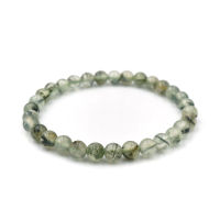 PREHNITE หินพรีไนท์ ขนาด 6 มม. สร้อยข้อมือหินแท้ by siamonlineshop