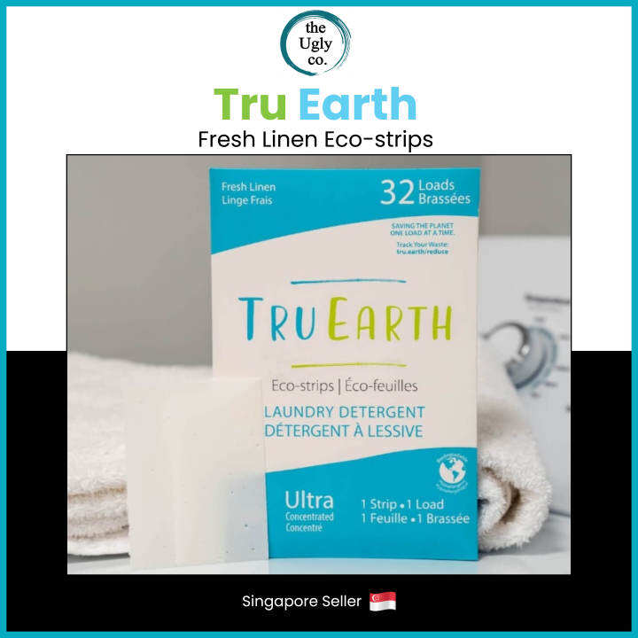 Tru Earth Laundry Detergent EcoStrips Fresh Linen 64 Loads