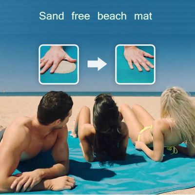 2.0M Beach Mat Magic Sand Beach Towels Blanket Portable Anti Sand Towel Beach Towel Travel Summer Mat Large Beachtowel