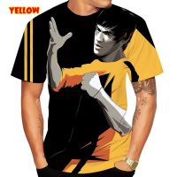 Bruce Lee T Shirt Kungfu 3d Print Short Sleeve Shirt Mens Fashion Unisex T Shirt Top Quality