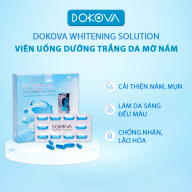 Viên uống trắng da Dokova Whitening Solution công nghệ Hàn Quốc 20 viên hộp thumbnail