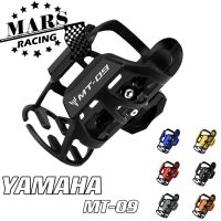 For YAMAHA MT09 MT-09 FZ09 FZ-09 mt09 Motorcycle Accessories Beverage Water Bottle Drink Cup Holder Bracke MT09 logo