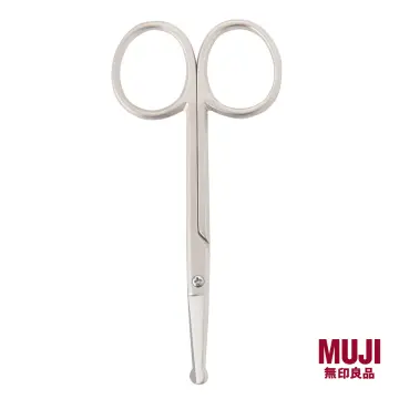 MUJI Stainless Steel Scissors Clear About 15.5 cm