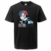 2021 Summer MenS Cotton Jujutsu Kaisen Anime Tshirts Fashion Crew Neck Top Men Ryomen Sukuna Tee O-Neck Short Sleeve Tee
